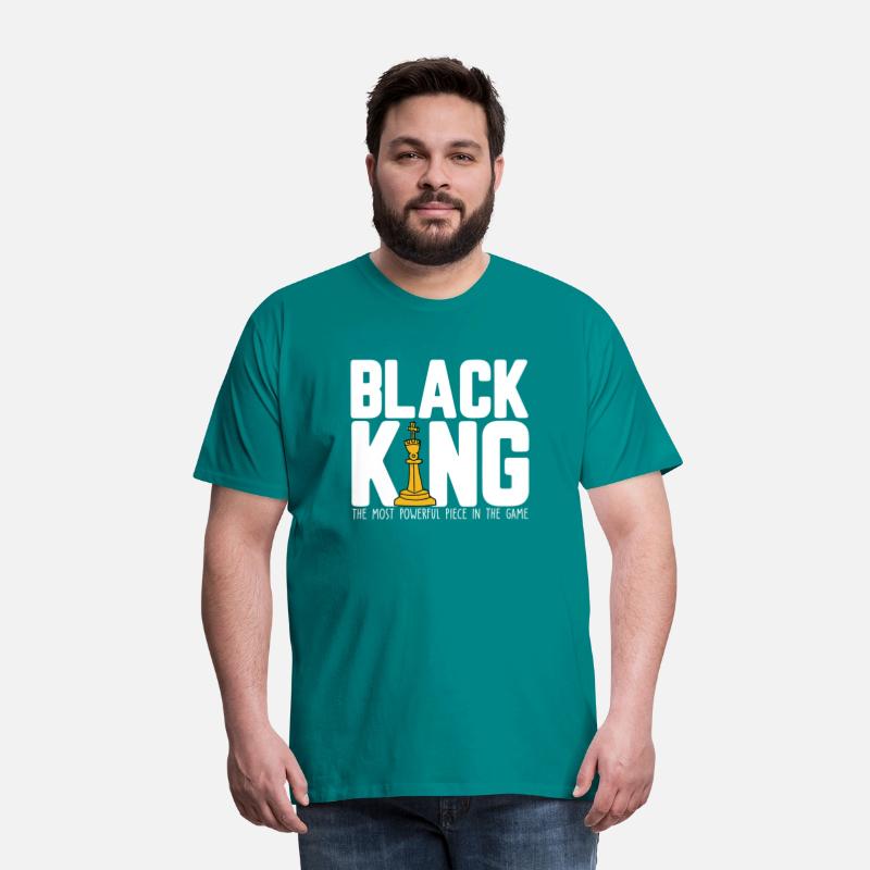 Funny black king the most powerful piece