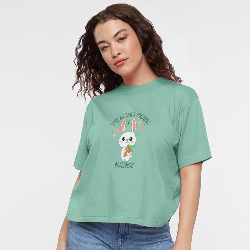 Funny Bunny, Rabbit, Hare art with Black Text Gift
