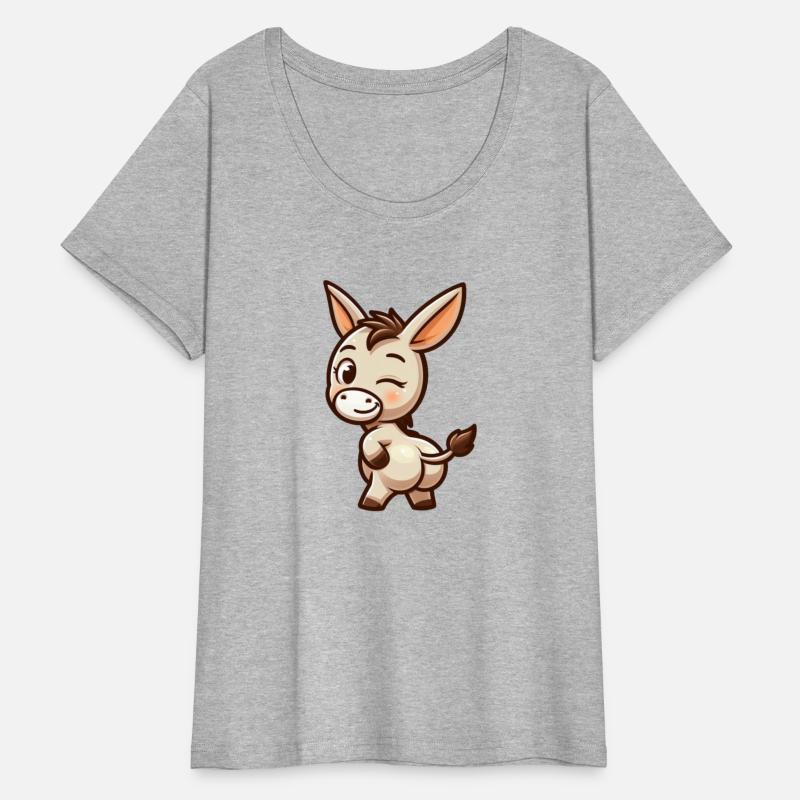 Funny cartoon donkey comic design 1