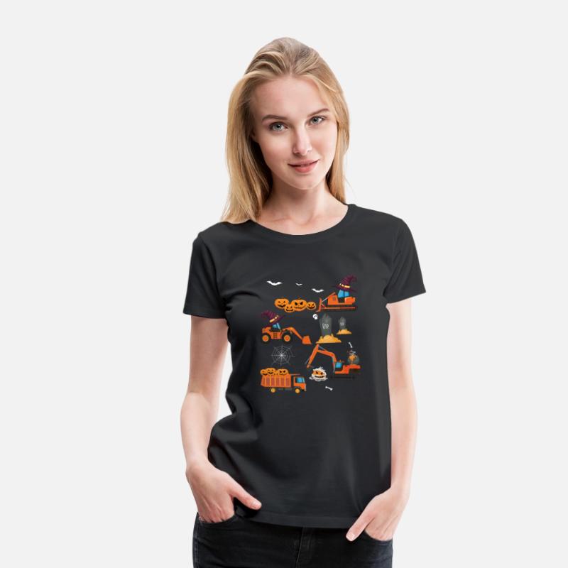Funny Construction Vehicle Halloween Crane Truck