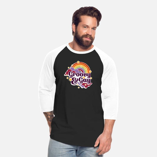Funny Groovy And Gay LGBT Rainbow