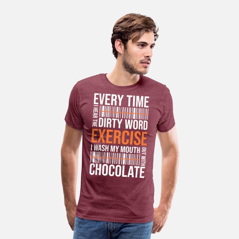 Funny Quote for Fitness and Chocolate lovers