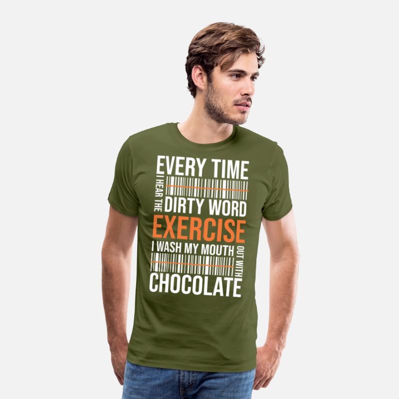 Funny Quote for Fitness and Chocolate lovers