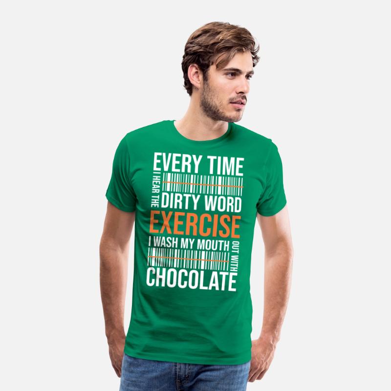 Funny Quote for Fitness and Chocolate lovers