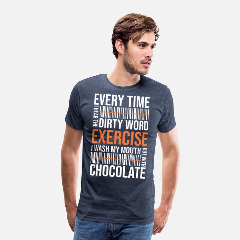 Funny Quote for Fitness and Chocolate lovers