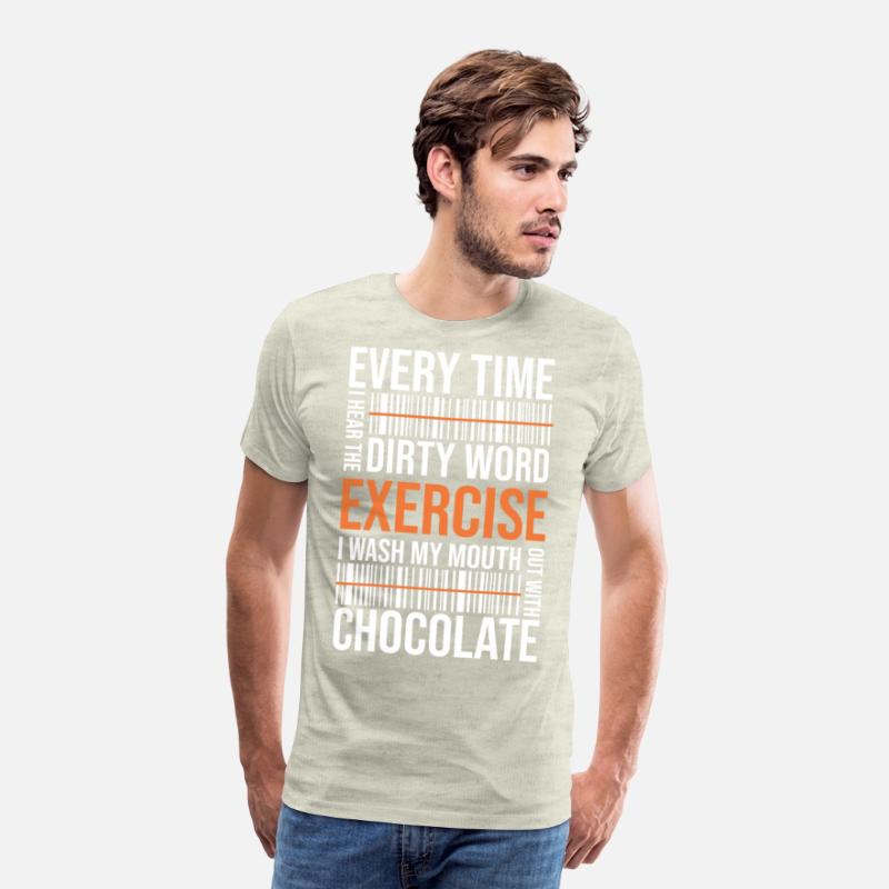 Funny Quote for Fitness and Chocolate lovers