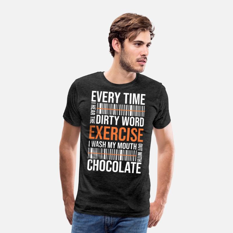 Funny Quote for Fitness and Chocolate lovers