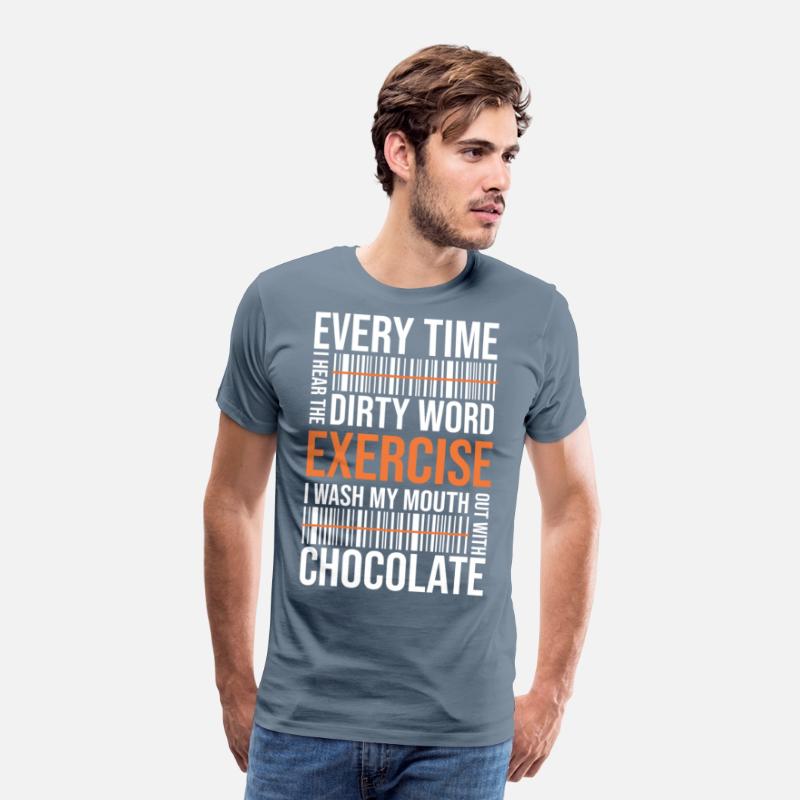 Funny Quote for Fitness and Chocolate lovers
