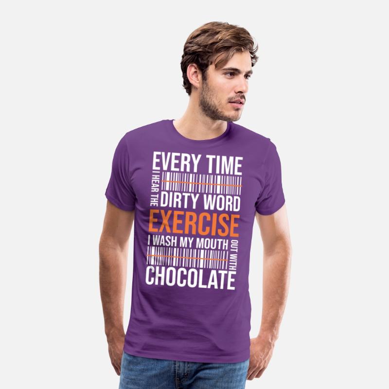 Funny Quote for Fitness and Chocolate lovers