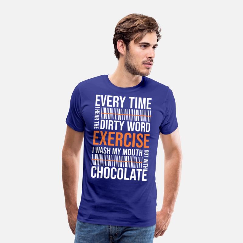 Funny Quote for Fitness and Chocolate lovers