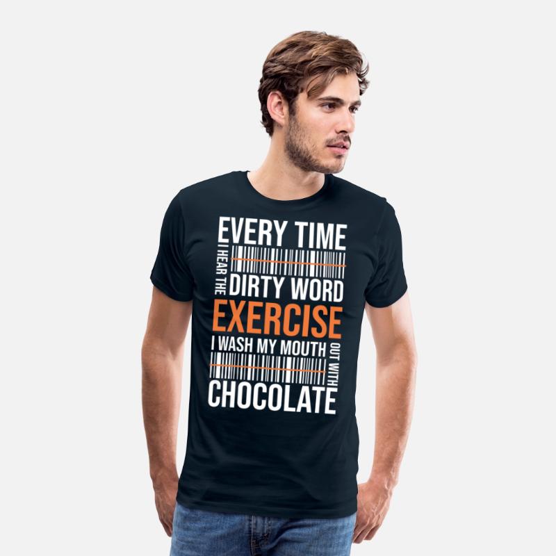 Funny Quote for Fitness and Chocolate lovers