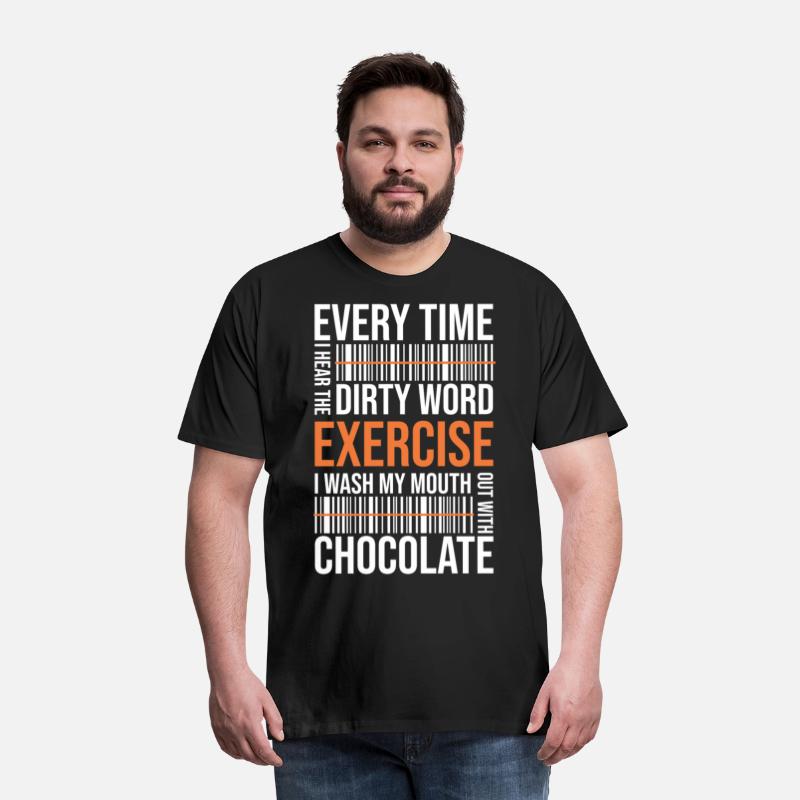 Funny Quote for Fitness and Chocolate lovers