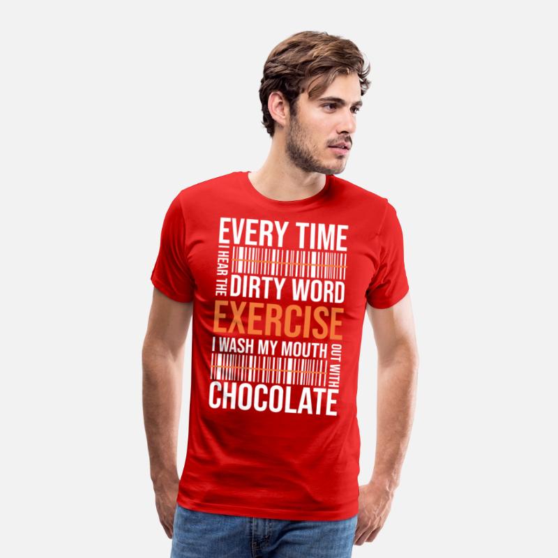 Funny Quote for Fitness and Chocolate lovers