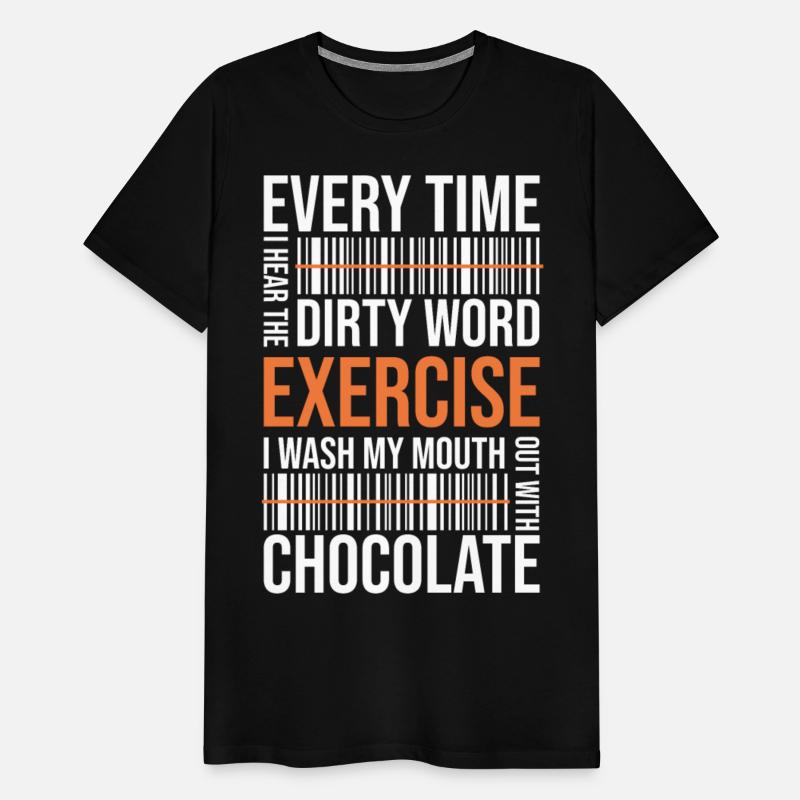 Funny Quote for Fitness and Chocolate lovers