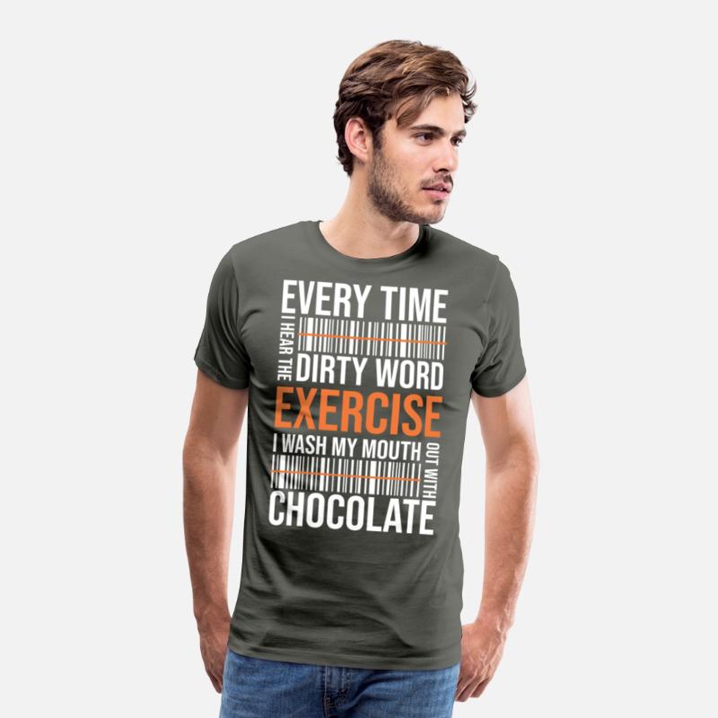 Funny Quote for Fitness and Chocolate lovers