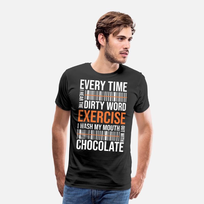 Funny Quote for Fitness and Chocolate lovers