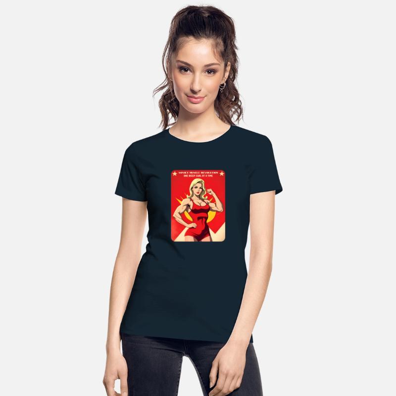 Funny Retro Bodybuilding Soviet Communism Humor