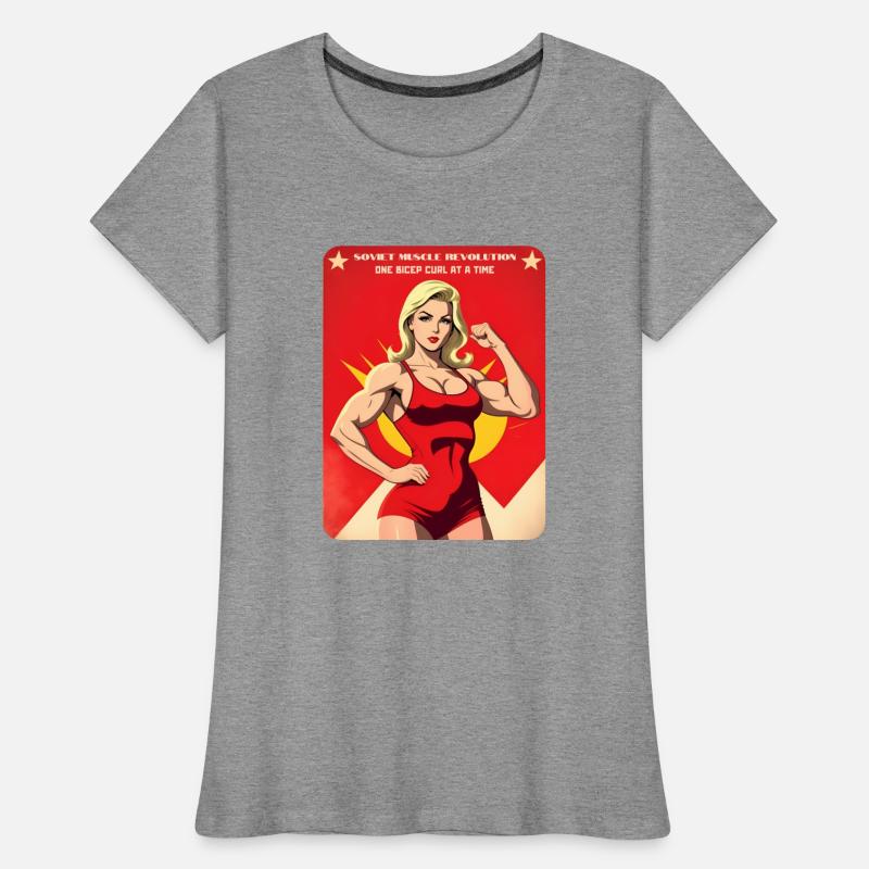Funny Retro Bodybuilding Soviet Communism Humor