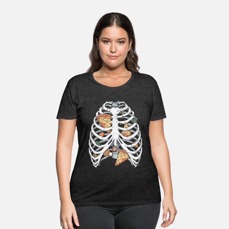Funny Skeleton Pizza Halloween Costume