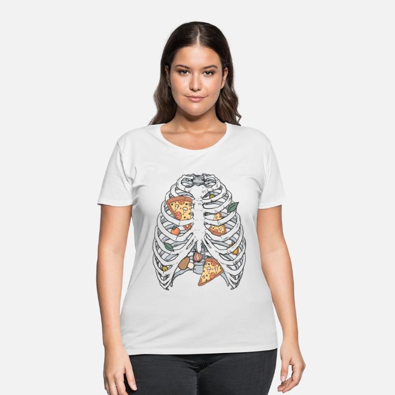 Funny Skeleton Pizza Halloween Costume