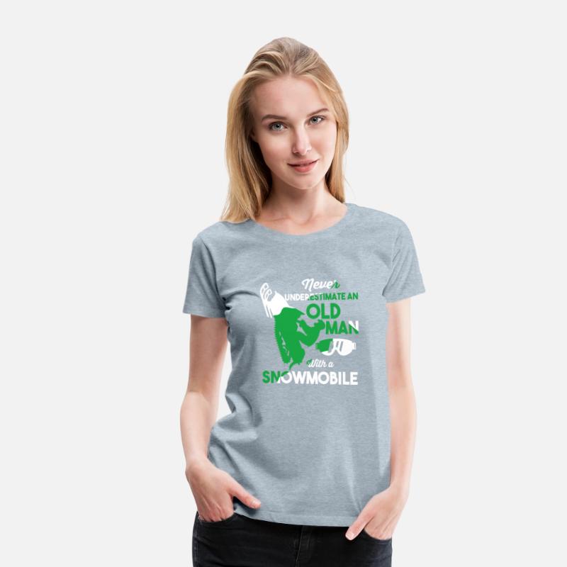 Funny Snowmobiling Ride Shirt Old Man Snowmobile