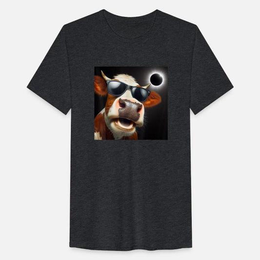 Funny Solar Eclipse Wearing Glasses