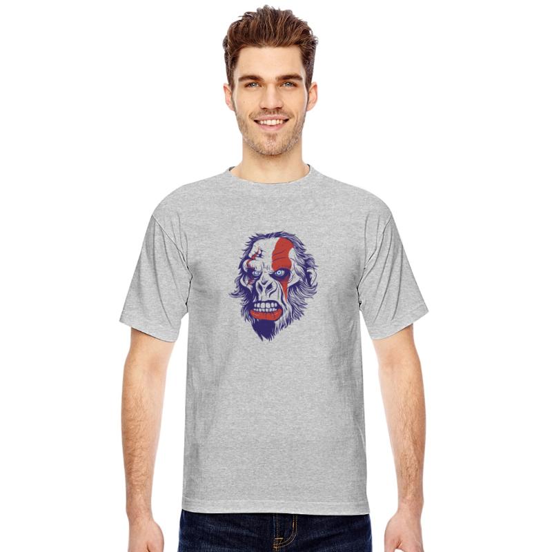 funny t shirt design with gorilla