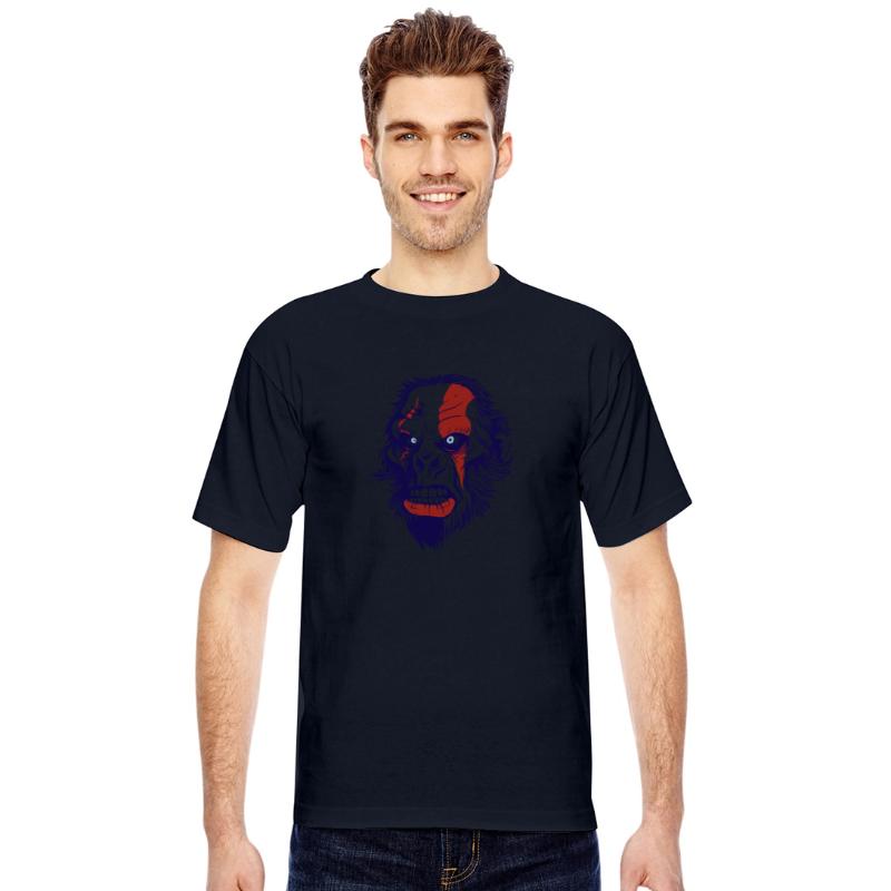 funny t shirt design with gorilla