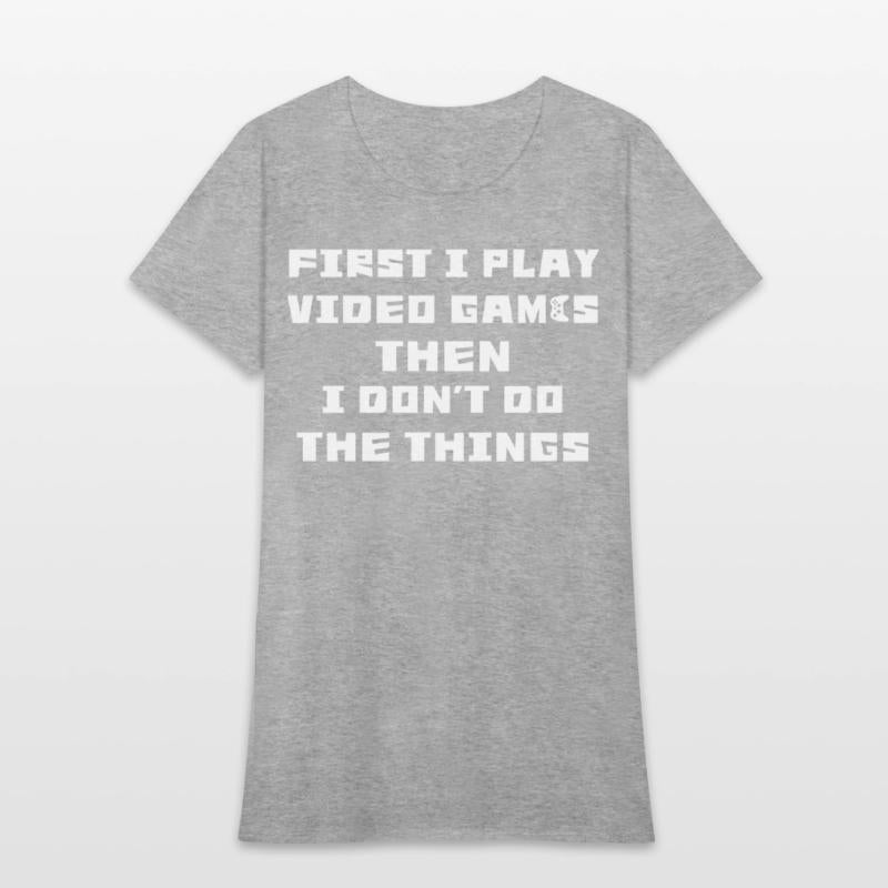 Funny Video Game Quote T-Shirt - Play, Pause, Life