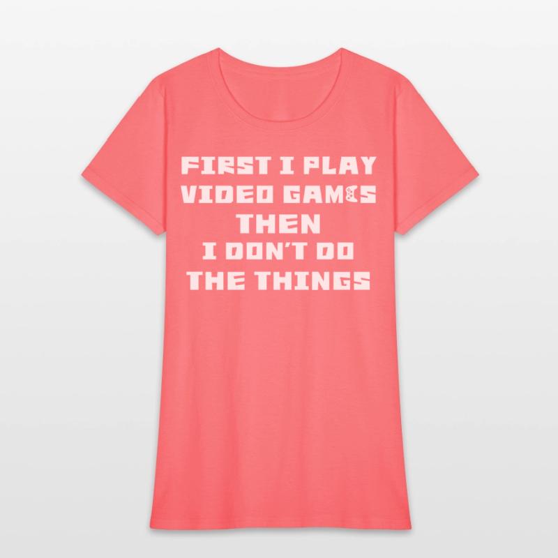 Funny Video Game Quote T-Shirt - Play, Pause, Life