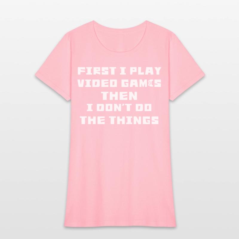 Funny Video Game Quote T-Shirt - Play, Pause, Life