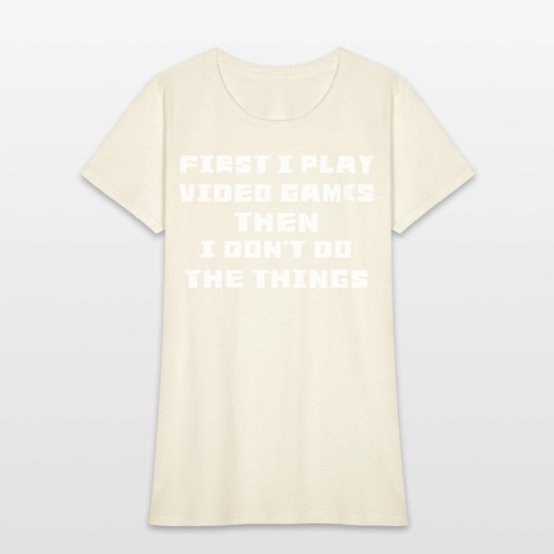 Funny Video Game Quote T-Shirt - Play, Pause, Life