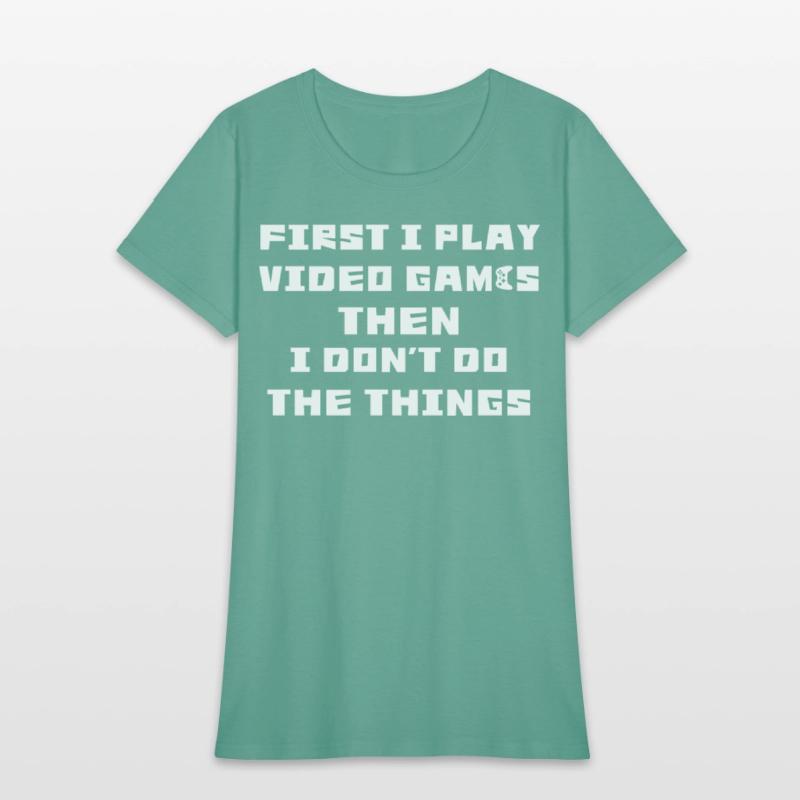 Funny Video Game Quote T-Shirt - Play, Pause, Life