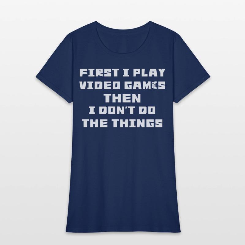 Funny Video Game Quote T-Shirt - Play, Pause, Life