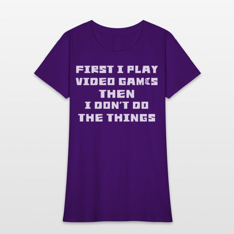 Funny Video Game Quote T-Shirt - Play, Pause, Life