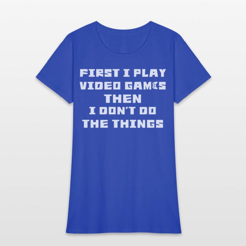 Funny Video Game Quote T-Shirt - Play, Pause, Life
