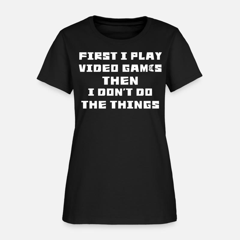 Funny Video Game Quote T-Shirt - Play, Pause, Life