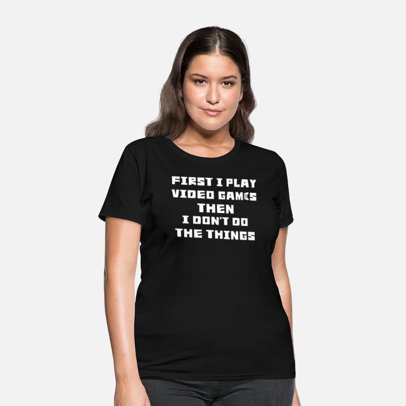 Funny Video Game Quote T-Shirt - Play, Pause, Life