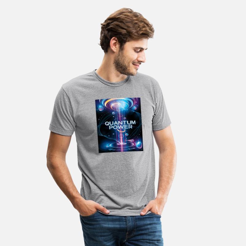 Futuristic Cybernetic quantum power world
