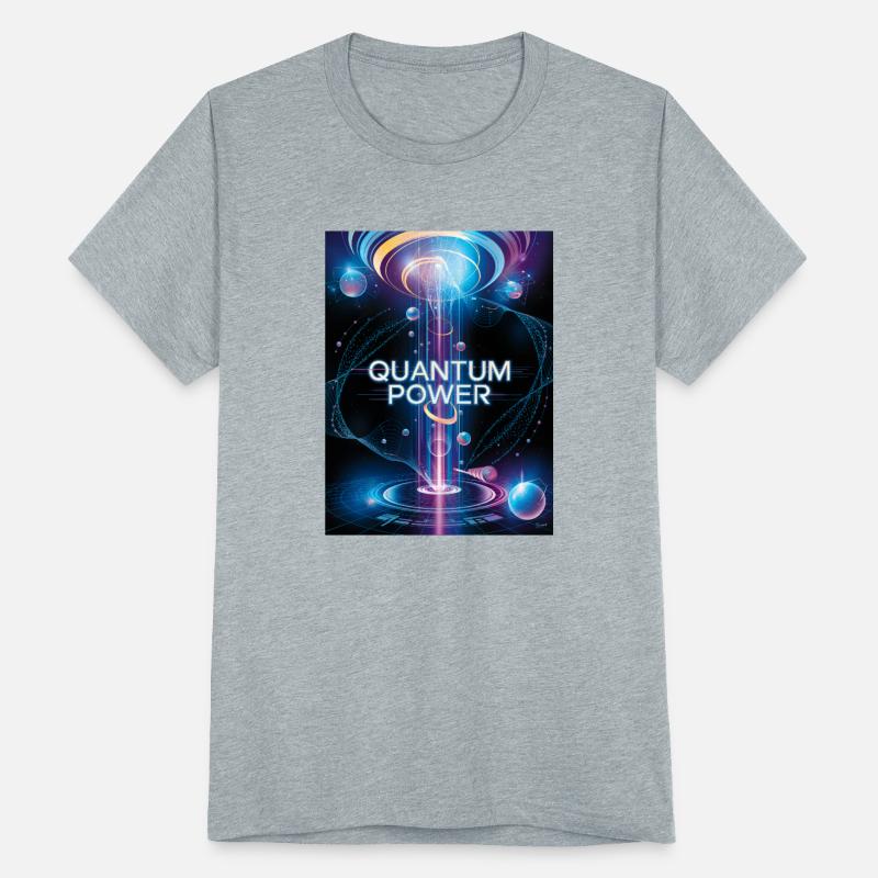 Futuristic Cybernetic quantum power world