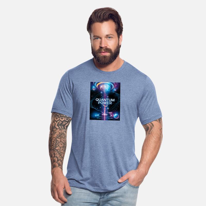 Futuristic Cybernetic quantum power world