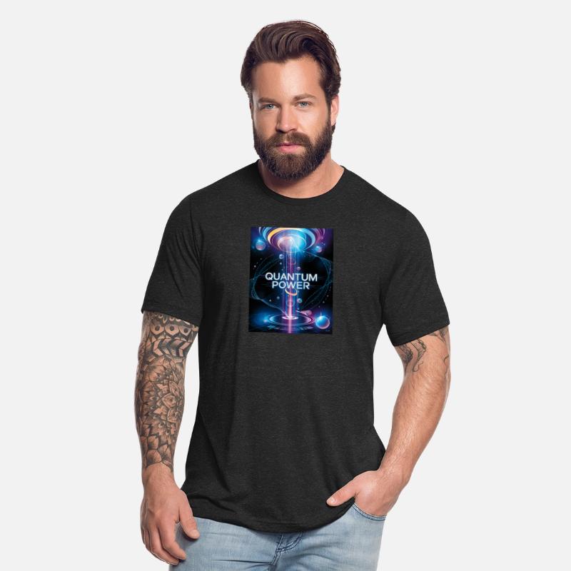 Futuristic Cybernetic quantum power world