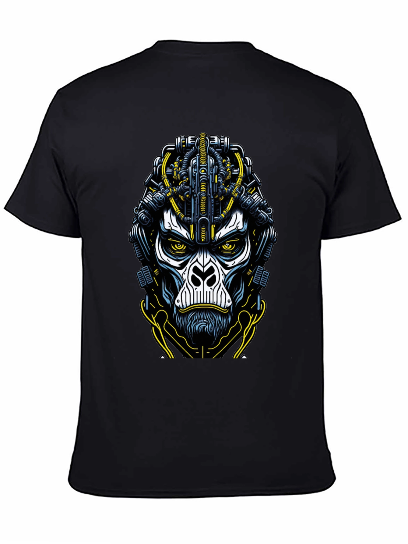 Cyborg Ape Graphic T-Shirt