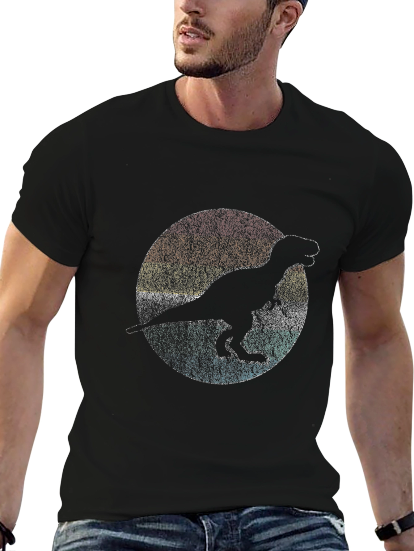 Retro Dinosaur Graphic Tee - Classic Cool