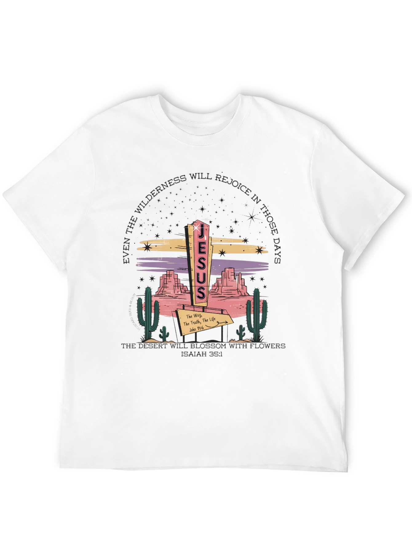 Jesus Desert Graphic T-Shirt - Christian Apparel