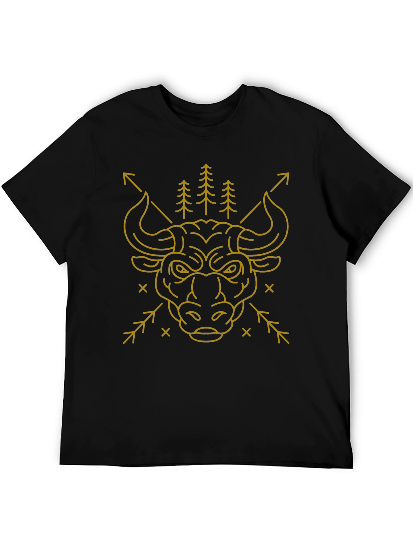 Bull & Arrow Graphic Black T-Shirt