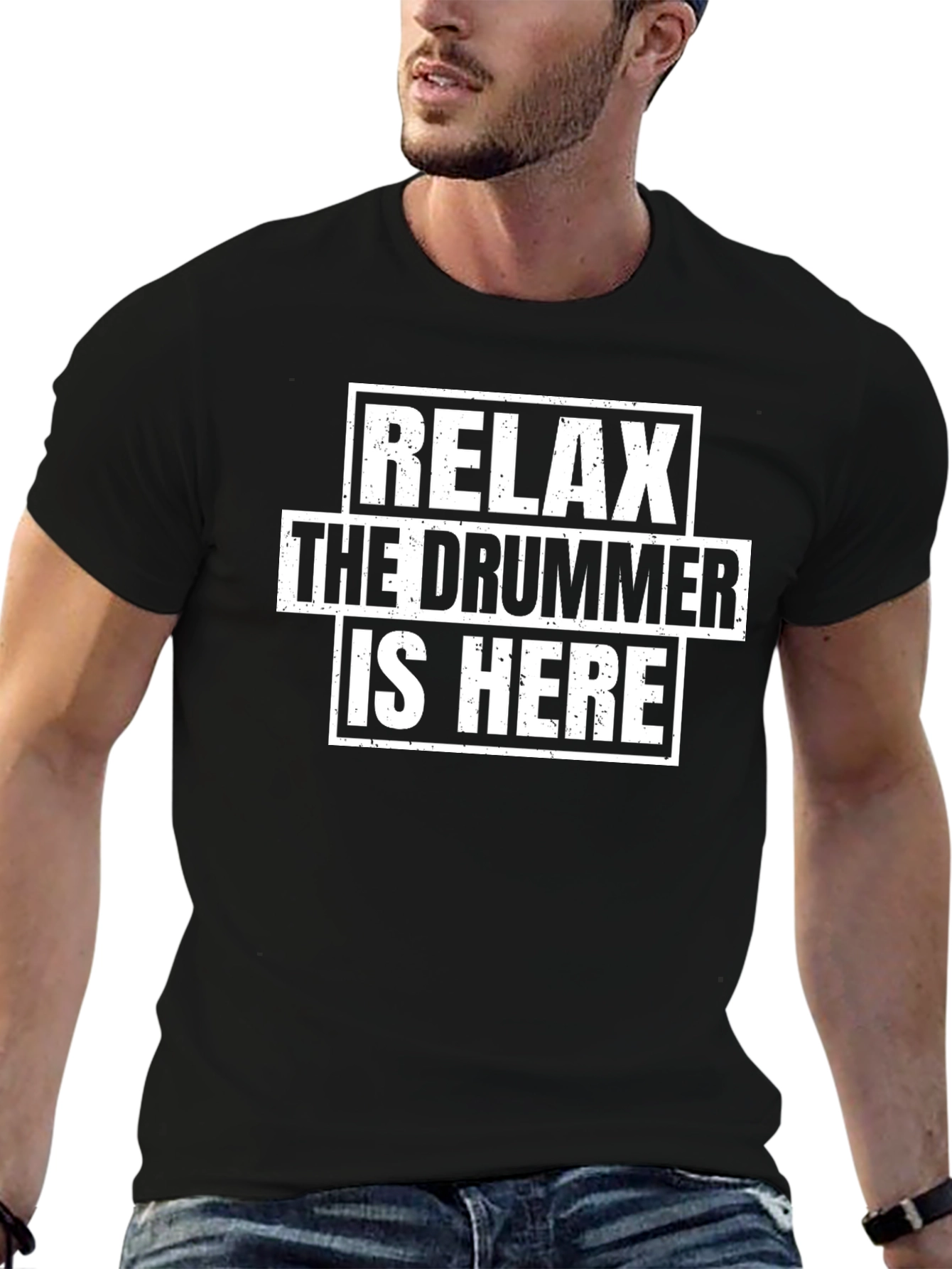 Relax The Drummer is Here T-Shirt