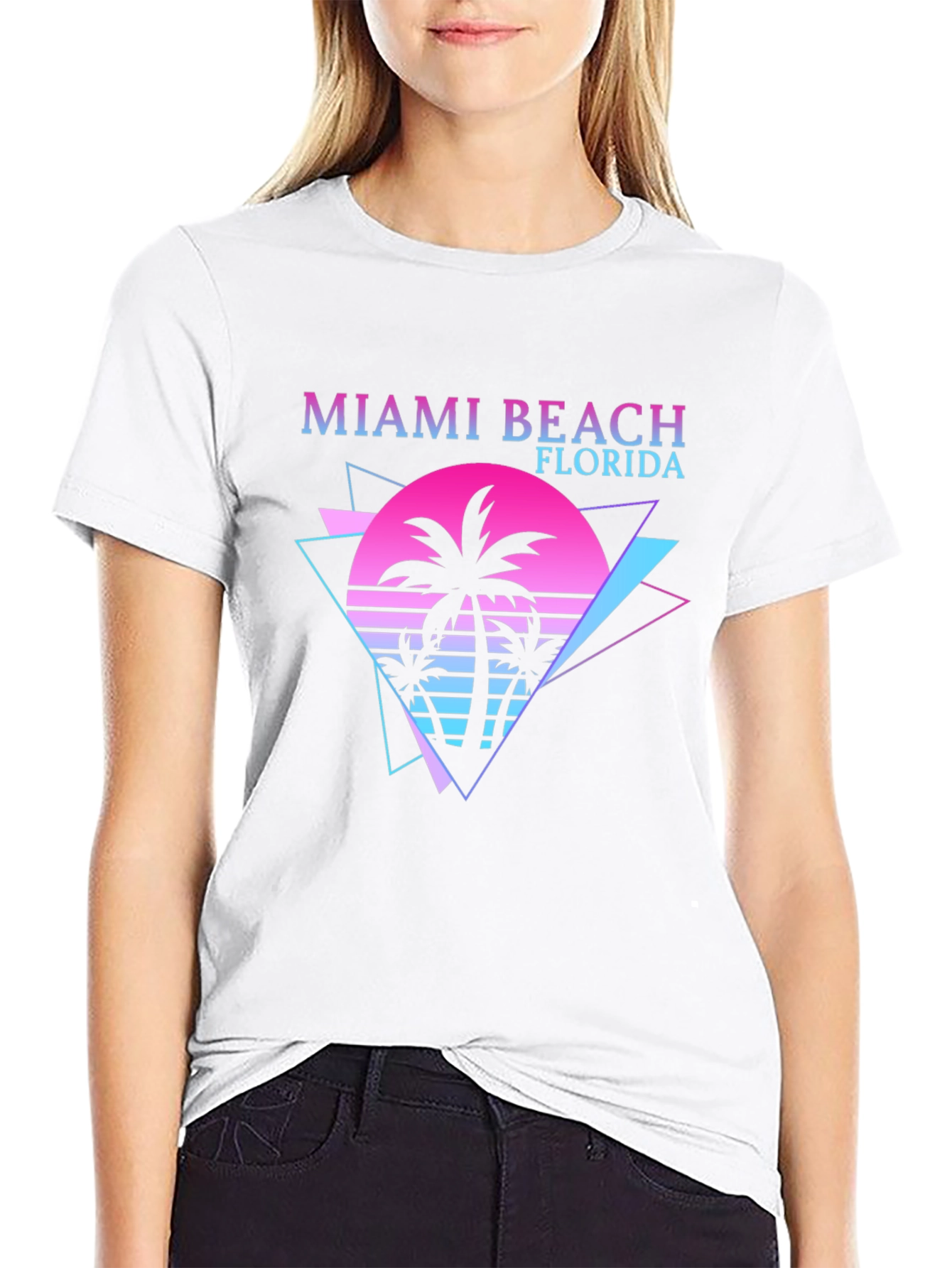 Miami Beach Florida Retro Style T-Shirt