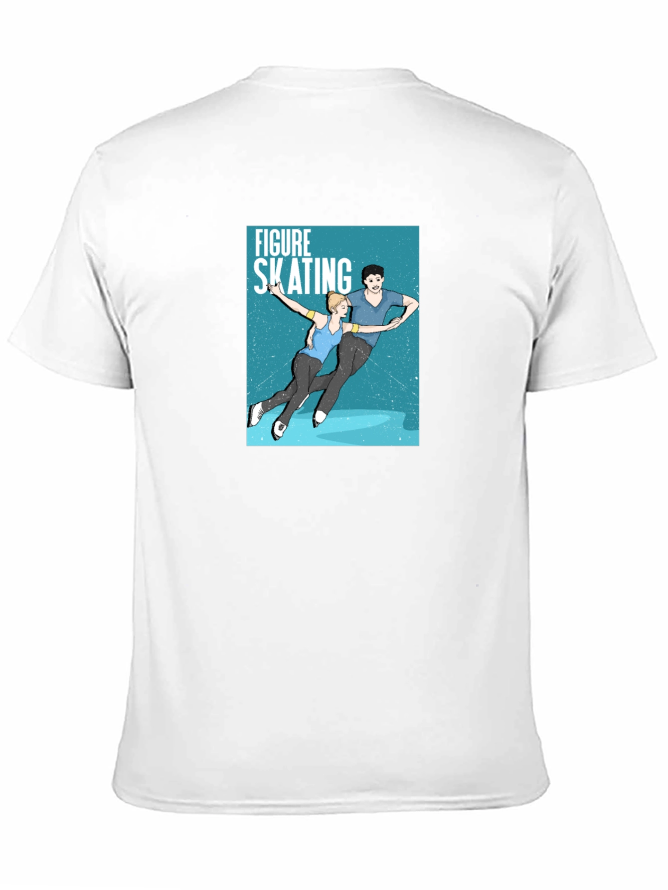 Figure Skating Graphic Tee - Black Unisex T-Shirt