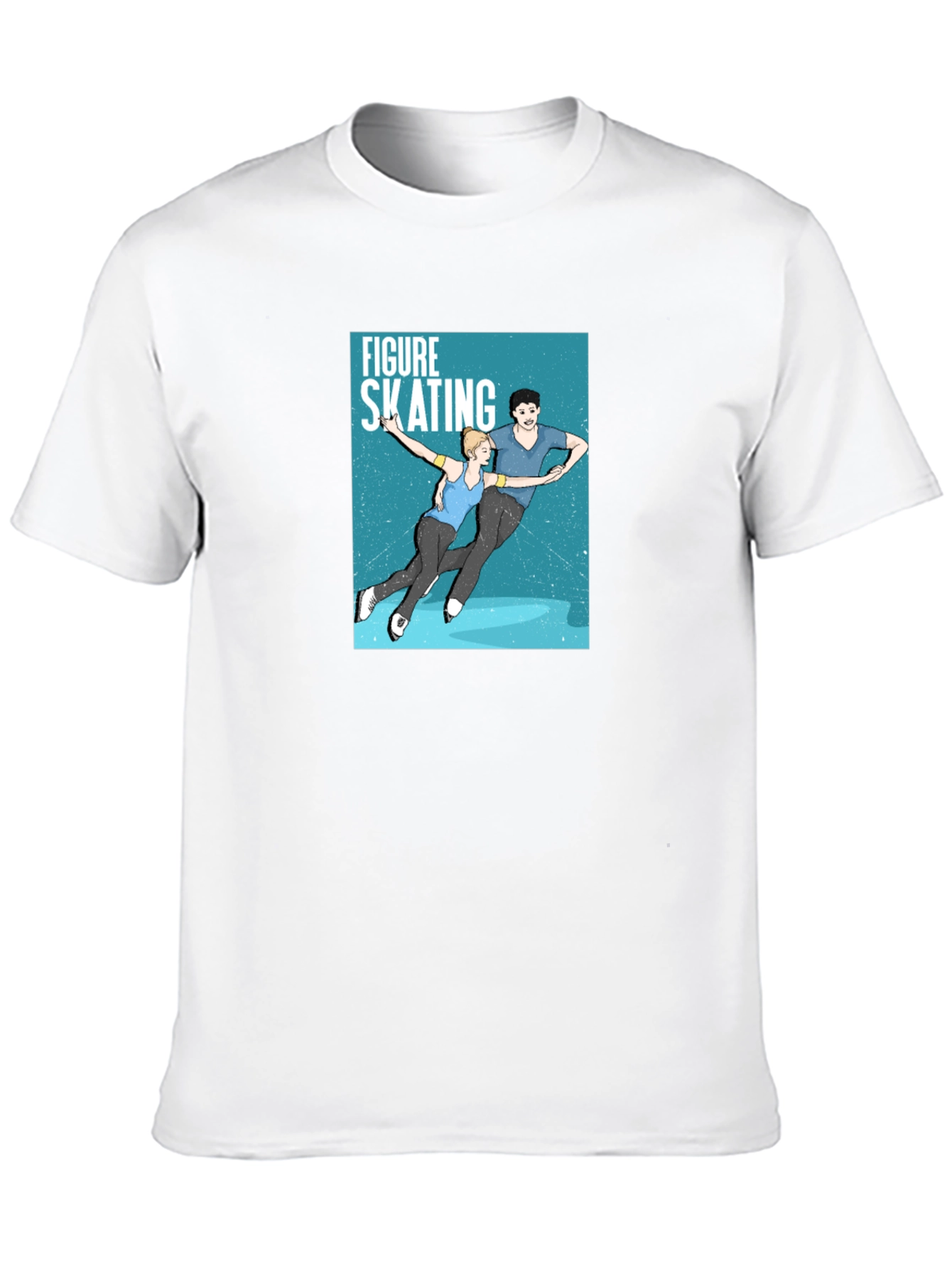 Figure Skating Graphic Tee - Black Unisex T-Shirt
